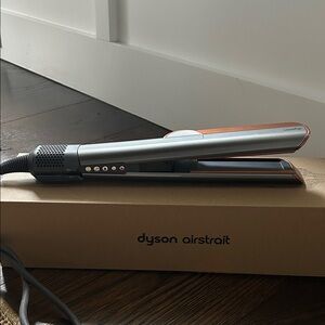 Dyson AirStrait Hair Straightener - Silver and Brown